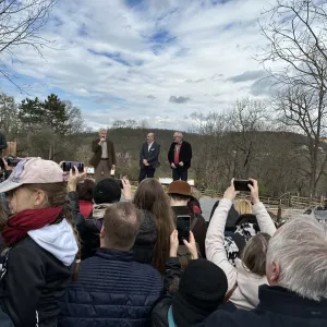 Zoo Praha otevřela expozici Gobi, pásku slavnostně přestřihl i prezident Pavel