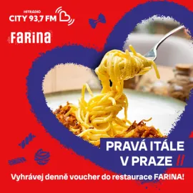 ITÁLIE ZA OPRAVDOVOU ITÁLII: vyhraj voucher v hodnotě 2 000 korun do restaurace FARINA