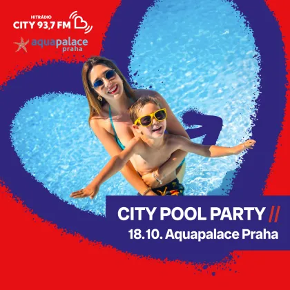 CITY POOL PARTY v Aquapalace Praha: vyhraj vstupenky pro celou tvoji rodinu