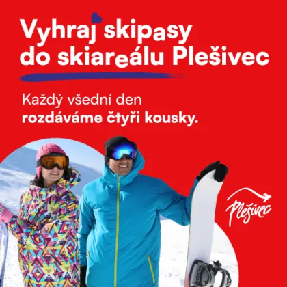 City kvíz: vyhraj 4 skipasy do Skiareálu Plešivec 🎿❄️