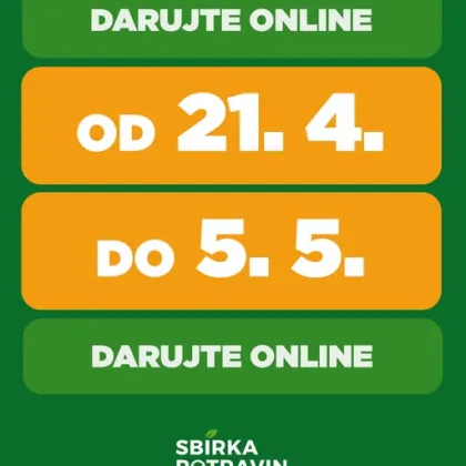 Jarní potravinová sbírka startuje