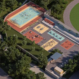 Praha 2 zmodernizuje sportoviště u Sokola v Riegrových sadech