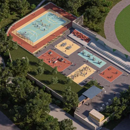 Praha 2 zmodernizuje sportoviště u Sokola v Riegrových sadech