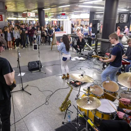 Metro jako prostor plný živé hudby