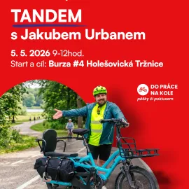 Tandem s Jakubem Urbanem vyjíždí! Přijďte za námi do Holešovické tržnice