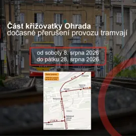 Omezení tramvají na Ohradě