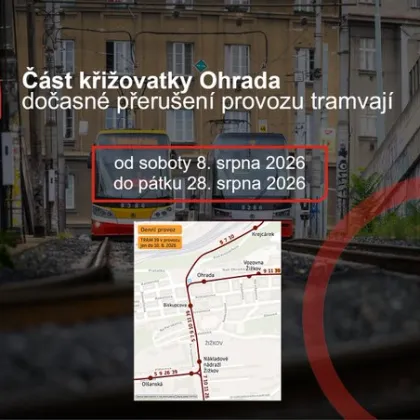 Omezení tramvají na Ohradě