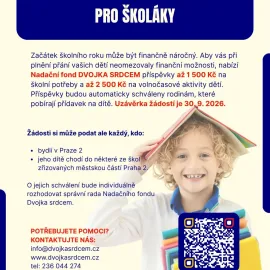 Praha 2 opět přispívá na školní potřeby a kroužky