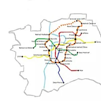 Praha pokračuje v plánování okružní linky metra E