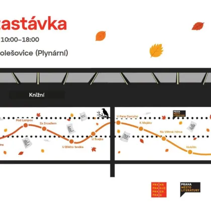 Zastávka Nádraží Holešovice jako knižní doupě