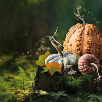Botanická v Troji zve na výstava dýní v duchu pradávna