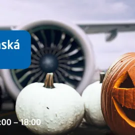 Halloweenské exkurze na letišti Praha