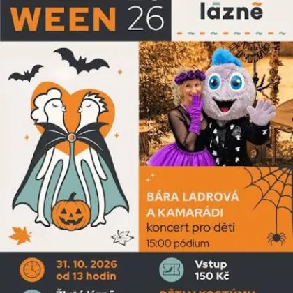 Halloweenská stezka vede přes Žluté lázně
