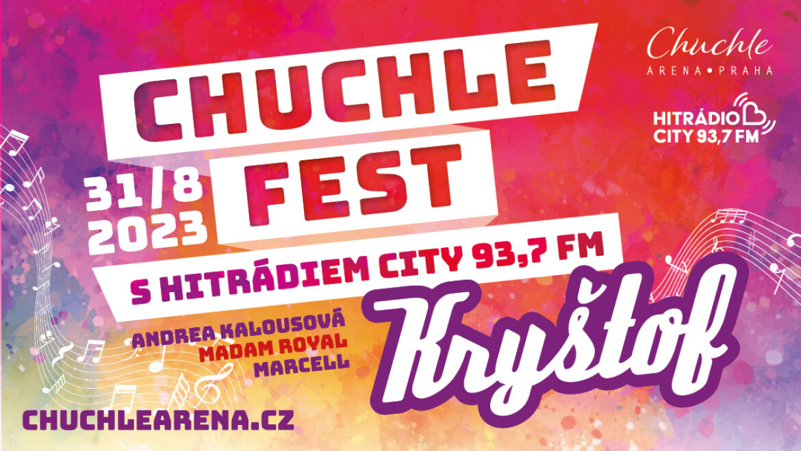 Chuchle Fest 2023 s Hitrádiem City nabídne skupinu Kryštof