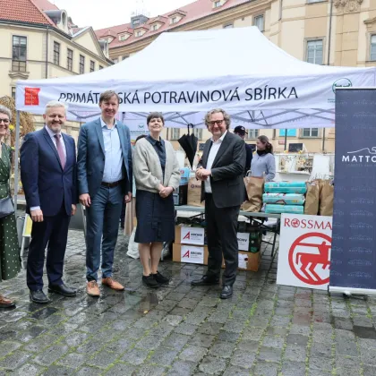 Primátorská potravinová sbírka byla úspěšná