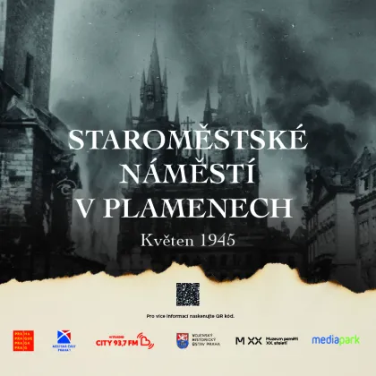 Staroměstské náměstí v plamenech