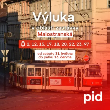 Od soboty začne výluka tramvají na Klárově