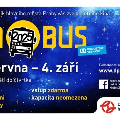 Kinobus DPP vyjel do ulic, promítat bude celé léto