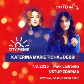 City Piknik s Kateřinou Marií Tichou a Debbi. ZDARMA. UŽ ZÍTRA!