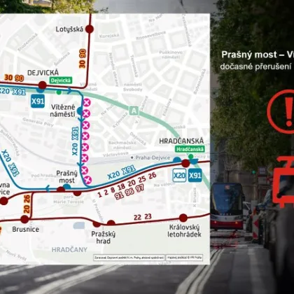 Před koncem prázdnin další výluka tramvají