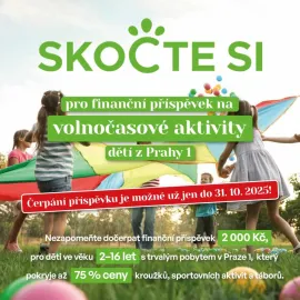 Příspěvek na kroužky na Praze 1, jak o něj žádat?