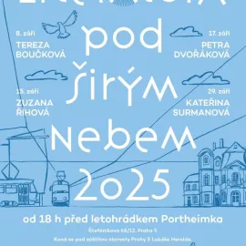 Literatura pod širým nebem na Smíchově