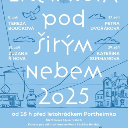Literatura pod širým nebem na Smíchově