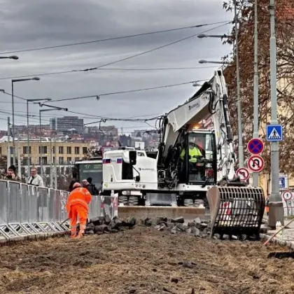 Tramvaje se vrací do ulice U Výstaviště