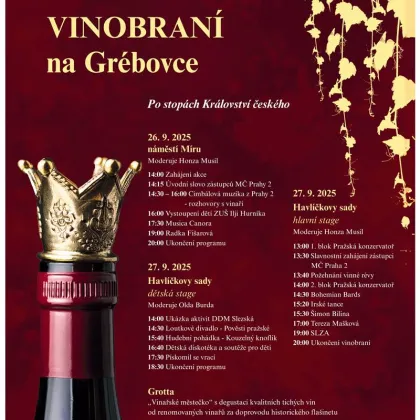 Po stopách vína a království českého