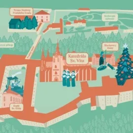 Vánoční putování Pražským hradem, program na celý prosinec