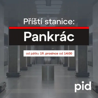 Za dva týdny se otevře stanice metra Pankrác