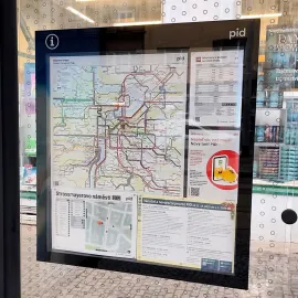 Projekt Čitelná Praha vrátí na zastávky mapy