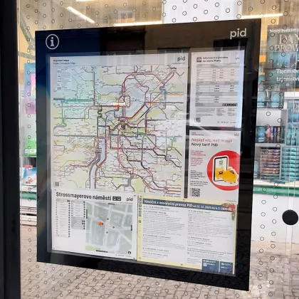 Projekt Čitelná Praha vrátí na zastávky mapy