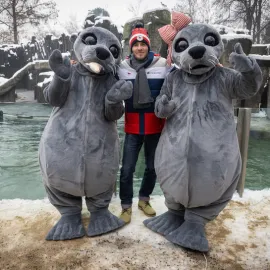 Maskoty pro Olympiádu dětí a mládeže 2026 budou dva lachtani