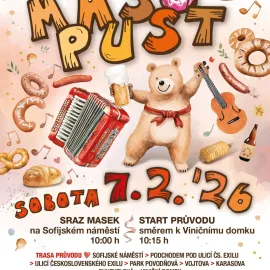 Sobotní masopustní oslavy na Praze 12