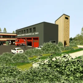 Cholupice budou mít novou hasičskou stanici