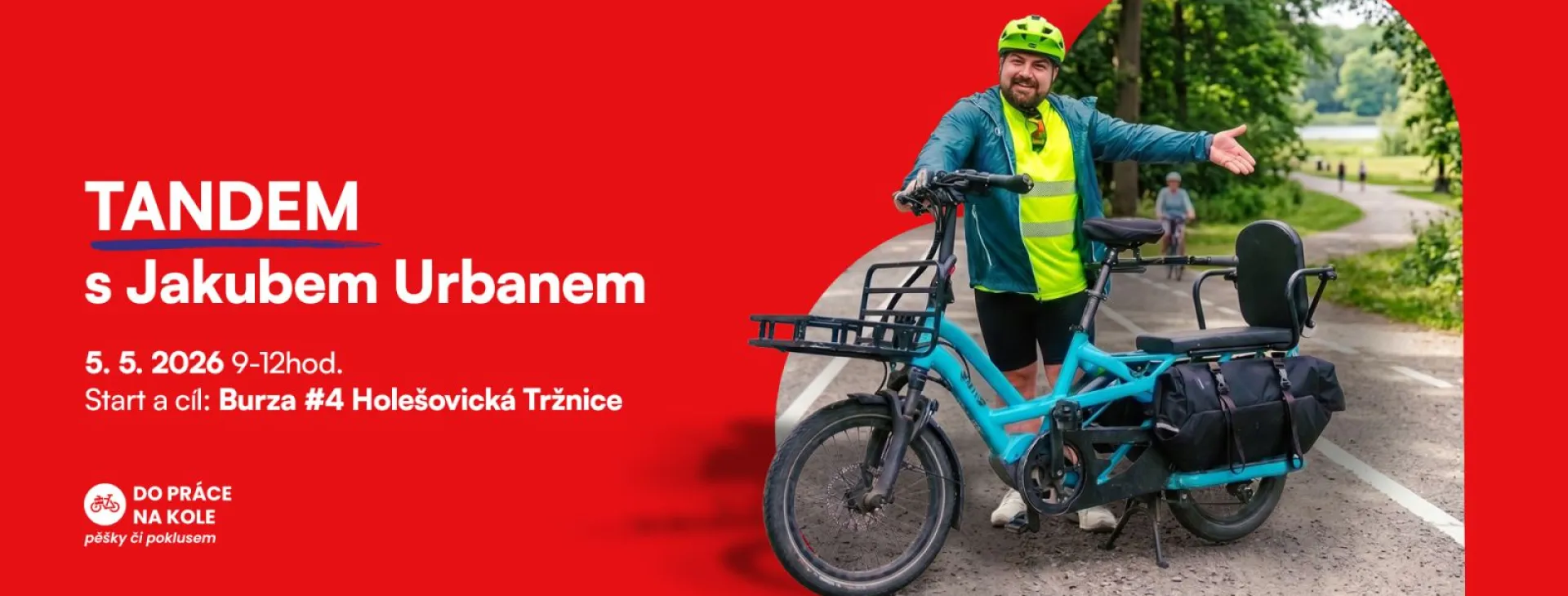 Hitrádio City vysílá živě s hosty z tandemového kola!