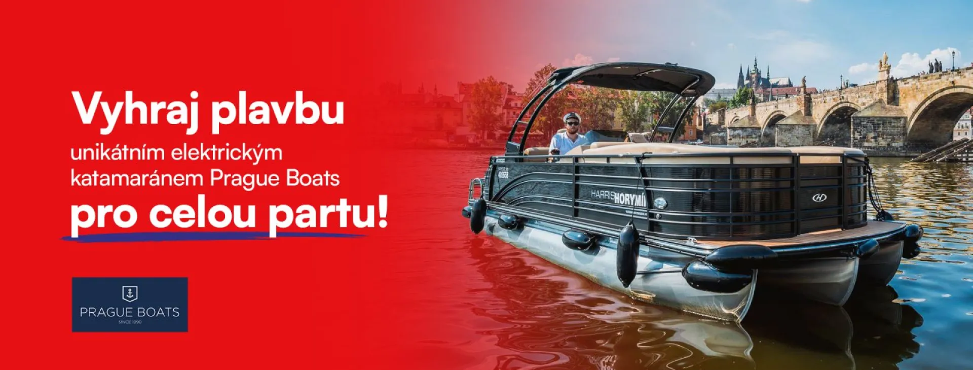 Vyhrajte si zážitek na Vltavě s Hitrádiem City a Prague Boats!